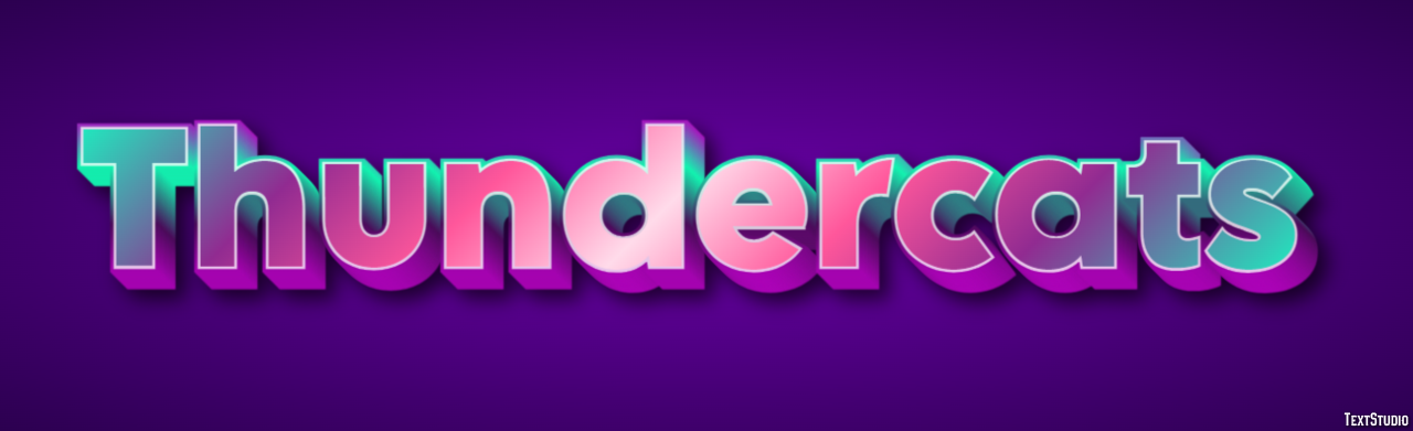 Thundercats Text Effect