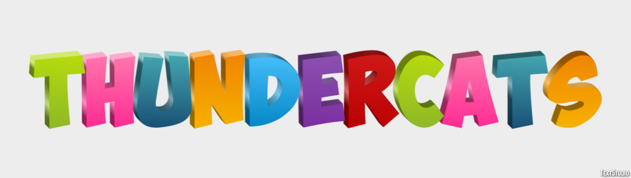Thundercats Text effect