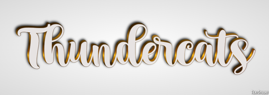 Thundercats Text Effect