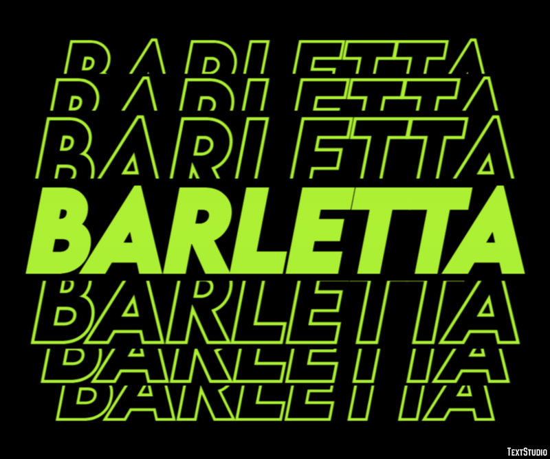 Barletta Tekst Effect