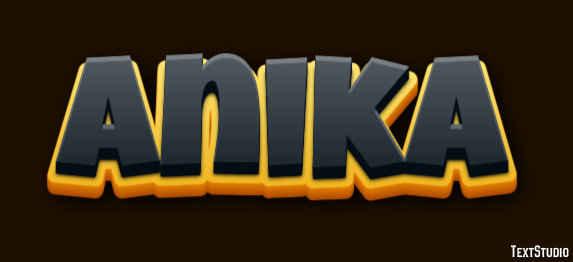 Anika Text effect
