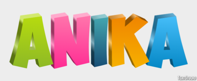 Anika Text Effect