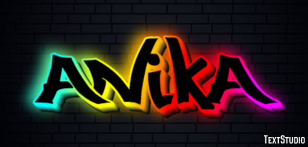 Anika Text effect