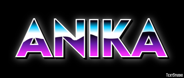 Anika Text effect