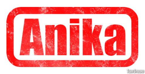 Anika テキスト効果