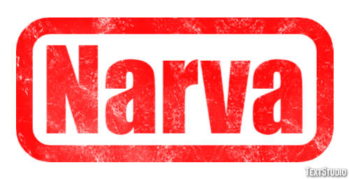 Narva Efeito de texto
