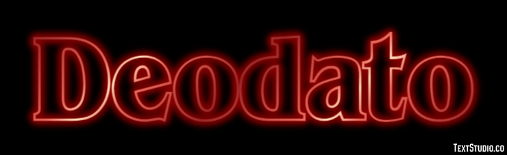 Deodato Efecto de texto