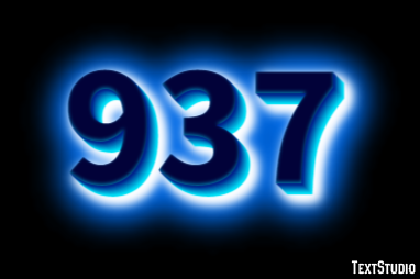 937 Texteffekt