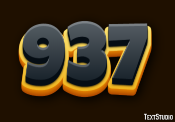 937 Texteffekt