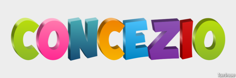 Concezio Texteffekt