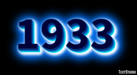1933 Efecto de Texto