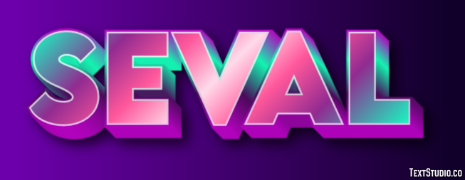 Seval Text Effect
