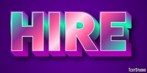 Hire Efecto de Texto