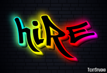 Hire Effetto testo