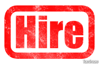 Hire Effetto testo