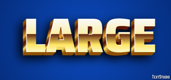 Large Text Effect