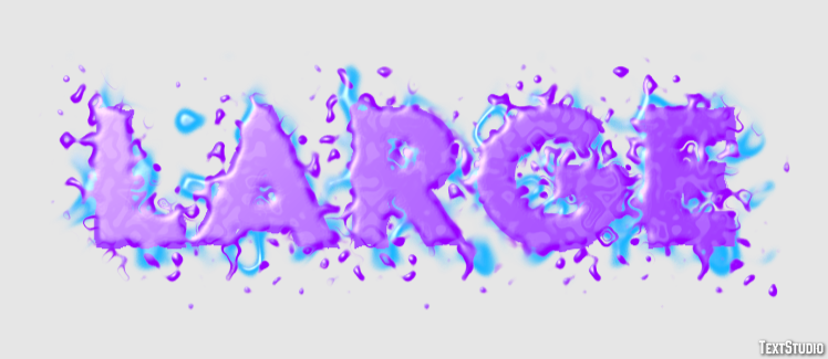 Large Text Effect