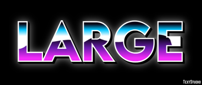 Large Efecto de Texto