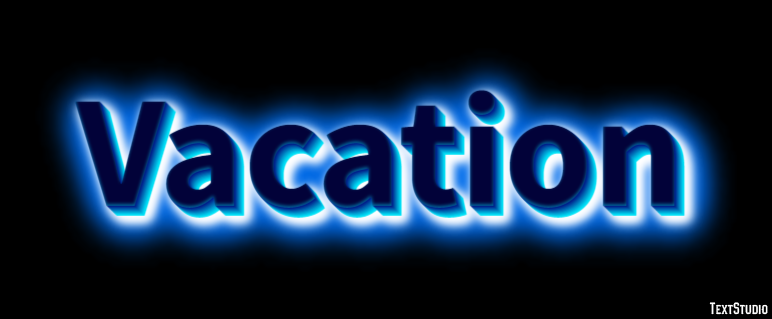 Vacation Efecto de texto