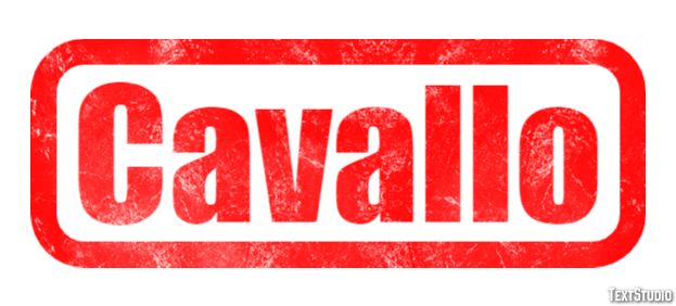 Cavallo Effetto testo
