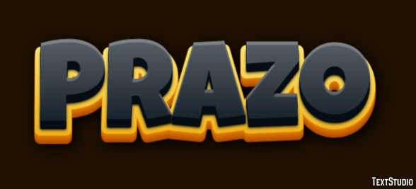 Prazo Efeito de texto