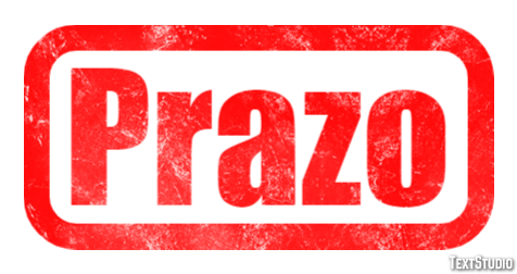 Prazo Efeito do texto