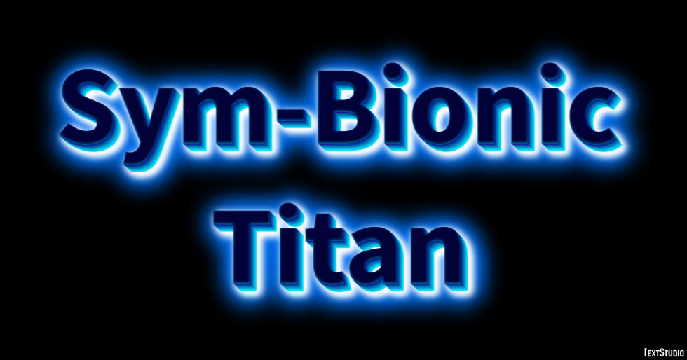 Sym-Bionic Titan Texteffekt