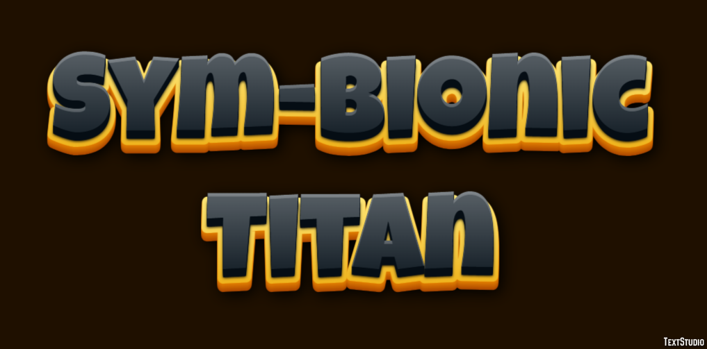 Sym-Bionic Titan Efekt tekstowy
