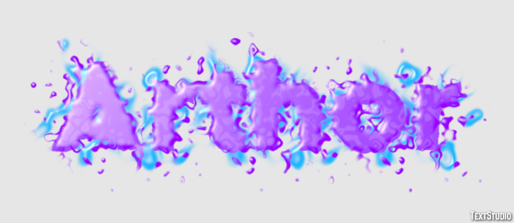Arthor Text effect