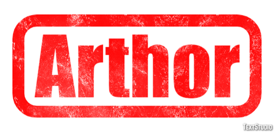 Arthor Text effect