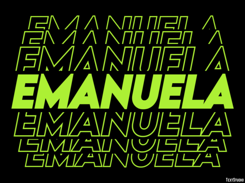 Emanuela Эффект текста