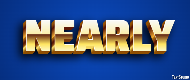 Nearly Text Effect