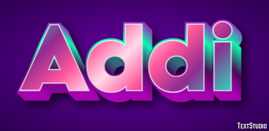 Addi Text Effect