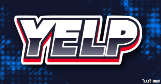 Yelp Efecto de texto