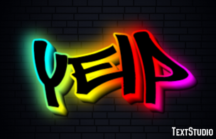 Yelp Efecto de texto