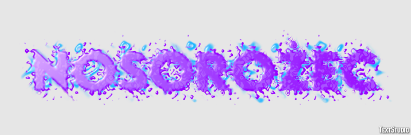 Nosorożec Efecto de texto
