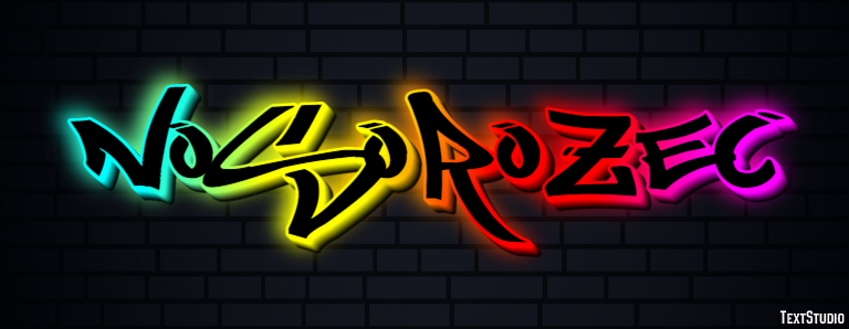 Nosorożec Text Effect