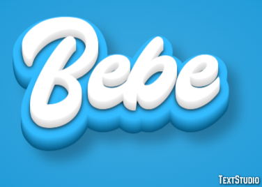 Bebe Text Effect