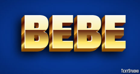 Bebe Text Effect