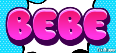 Bebe Text effect