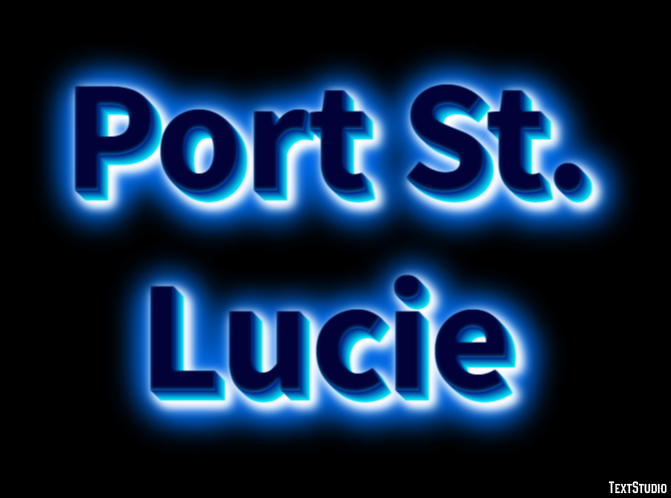 Port St. Lucie Efekt tekstowy