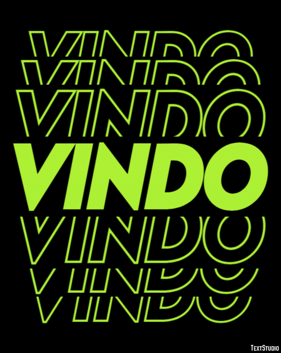 Vindo Text effect
