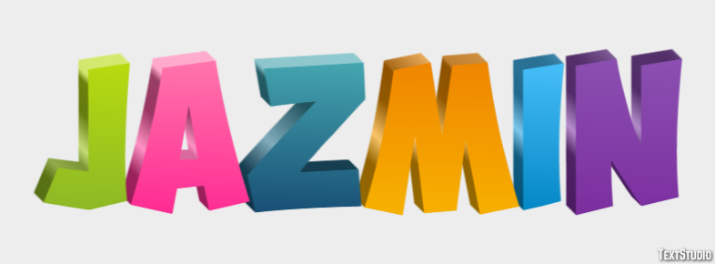 Jazmin Efecto de Texto