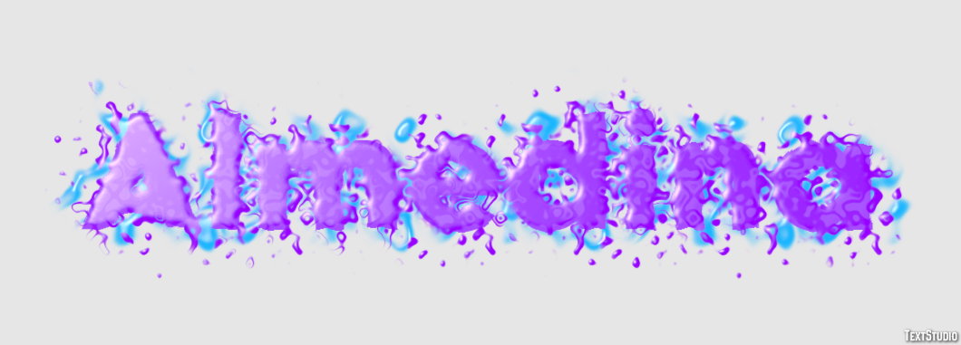 Almedina Text effect