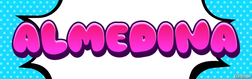 Almedina Text effect