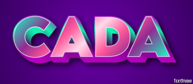 Cada Efeito de texto