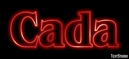 Cada Efeito de texto