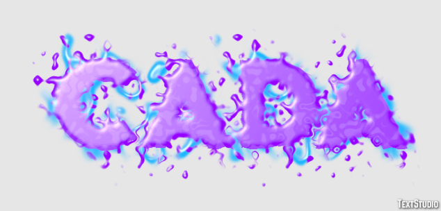 Cada Efeito de texto
