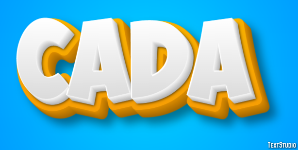 Cada Efeito de texto