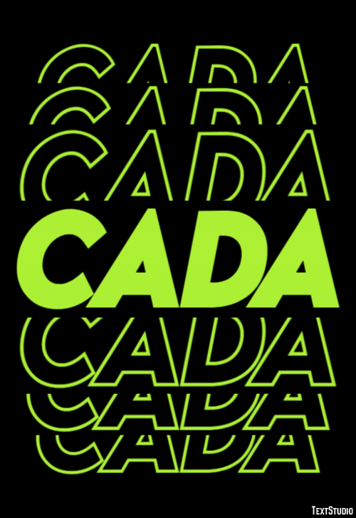 Cada Efeito de texto